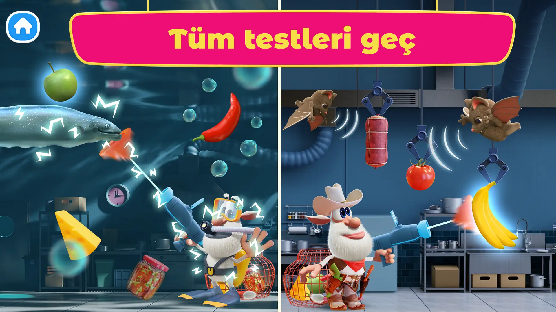 Booba Mutfak yemek oyunları tanıtım görseli